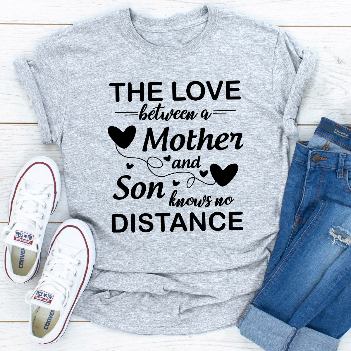 The Love Between A Mother And Son Knows No Distance T-Shirt-18