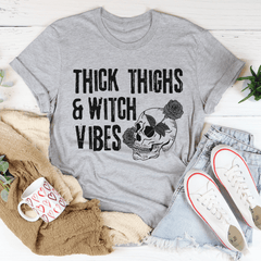 Thick Thighs & Witch Vibes Tee-1