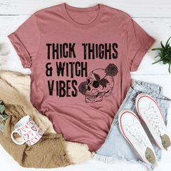 Thick Thighs & Witch Vibes Tee-0