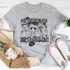 This Mask Is All That Fits Me Right Now Halloween Tee-0