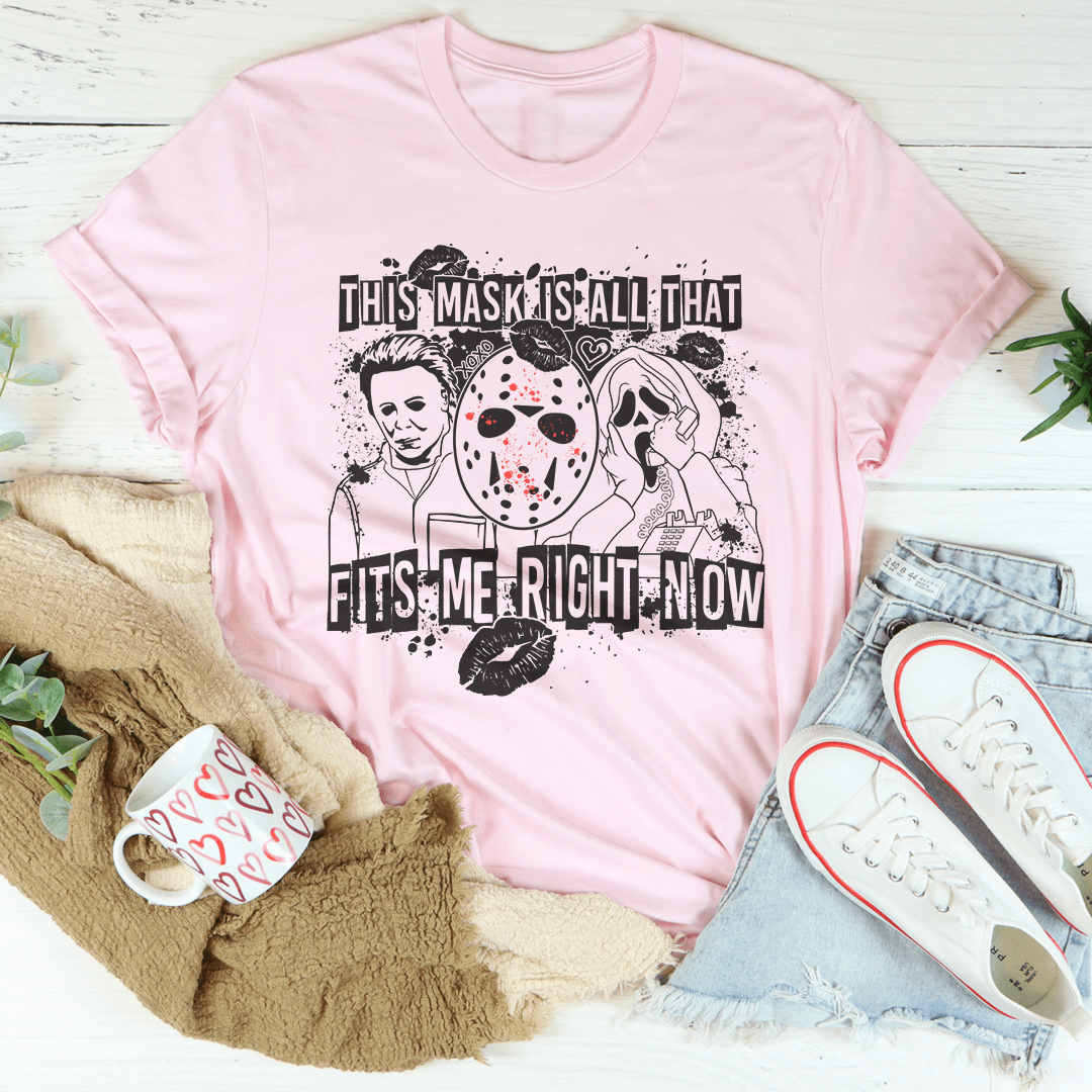 This Mask Is All That Fits Me Right Now Halloween Tee-1