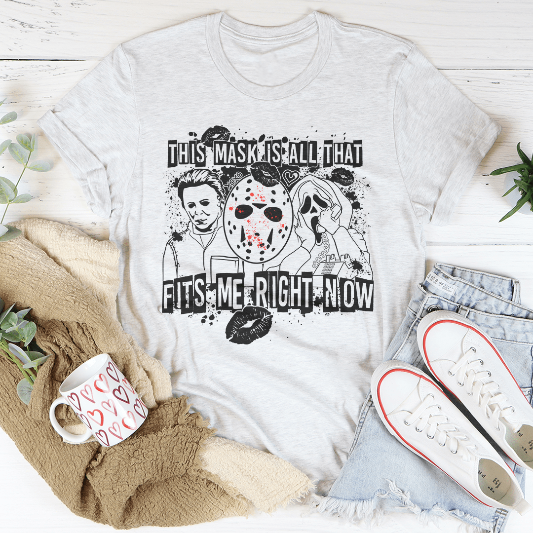 This Mask Is All That Fits Me Right Now Halloween Tee-3