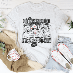 This Mask Is All That Fits Me Right Now Halloween Tee-3