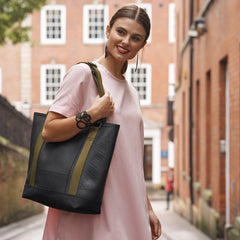 Rika Spacious Vegan Tote Bag Made From Inner Tube-1