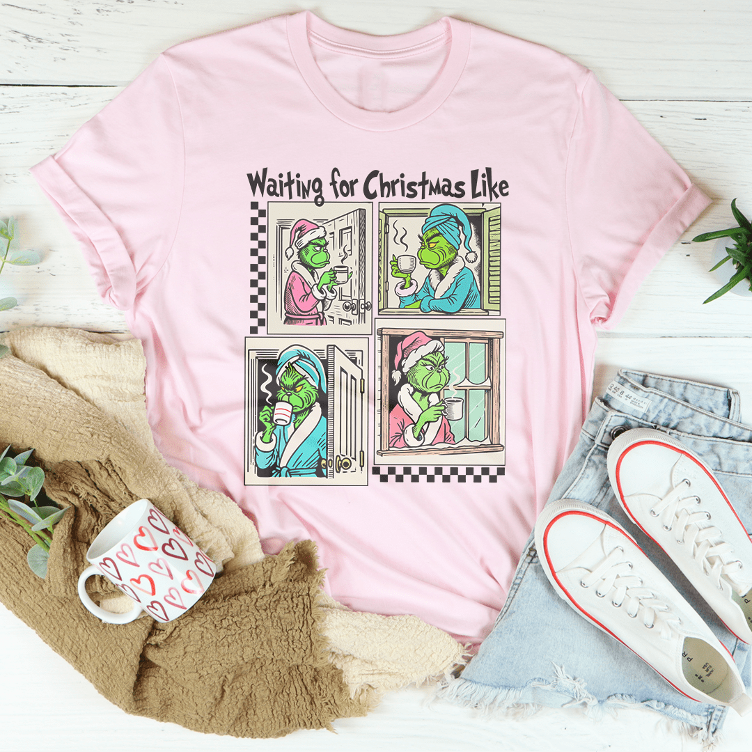 Waiting For Christmas Like Tee-3