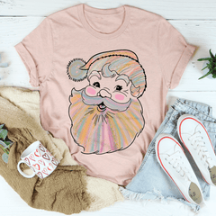 Watercolor Santa Tee-2