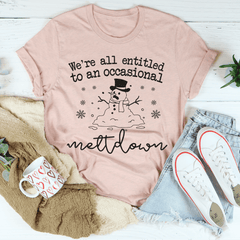 We're All Entitled To An Occasional Meltdown Tee-3