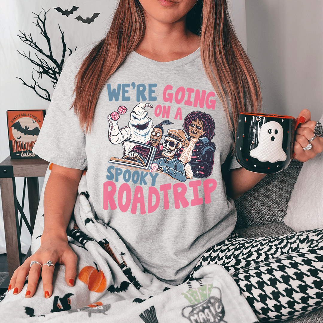 We're Going On A Spooky Trip Tee-1
