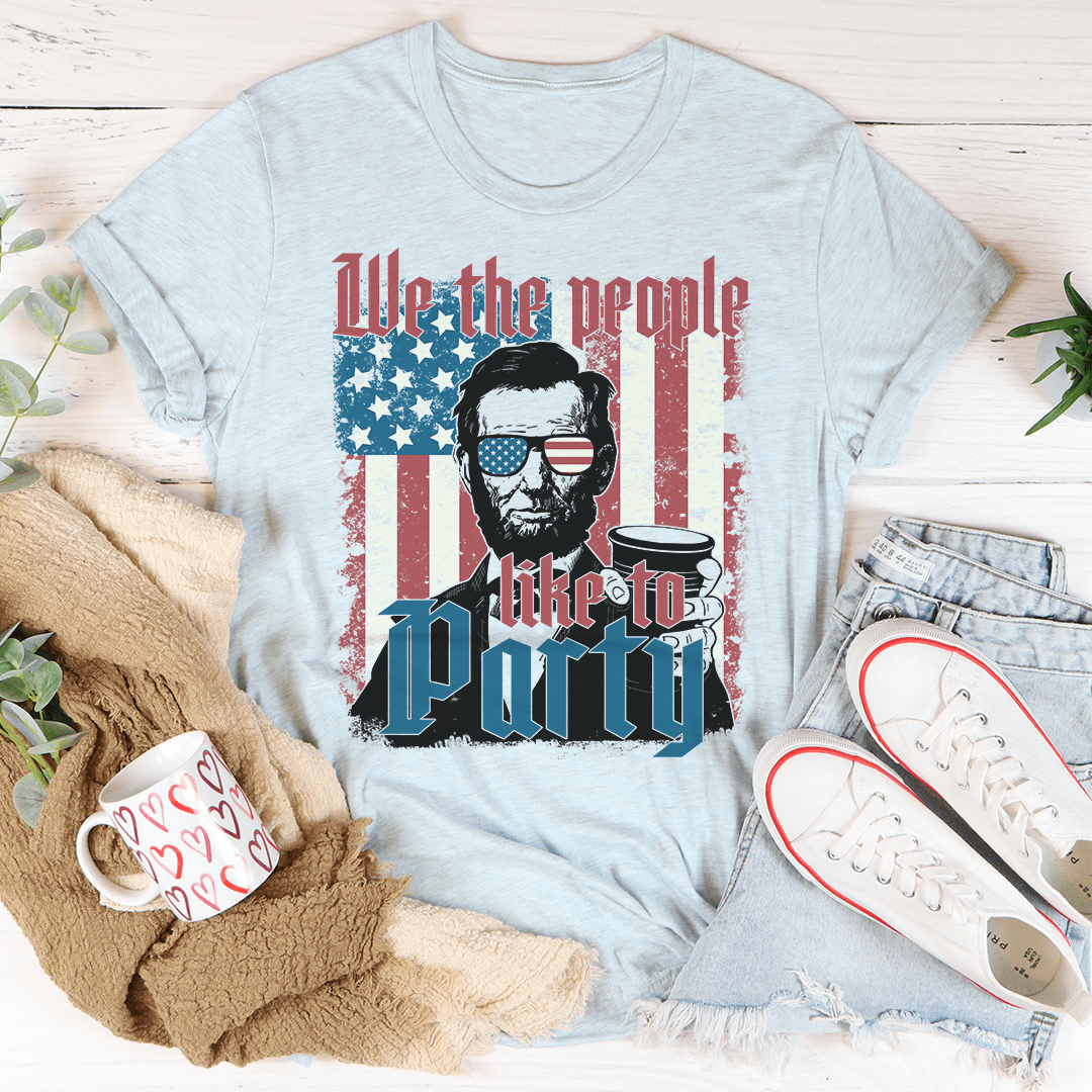 We The People Like To Party Tee-3