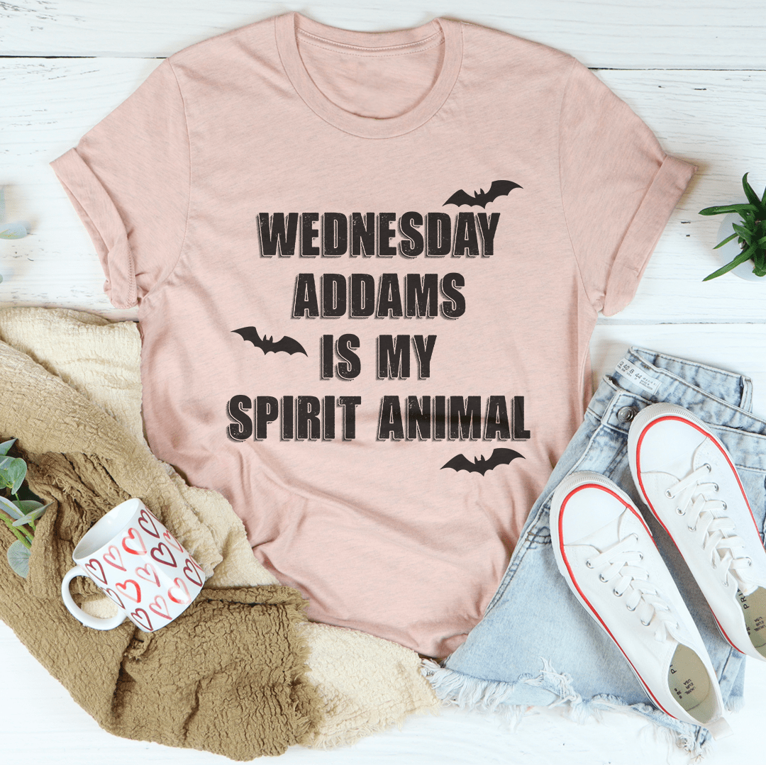 Wednesday Addams Is My Spirit Animal Tee-3