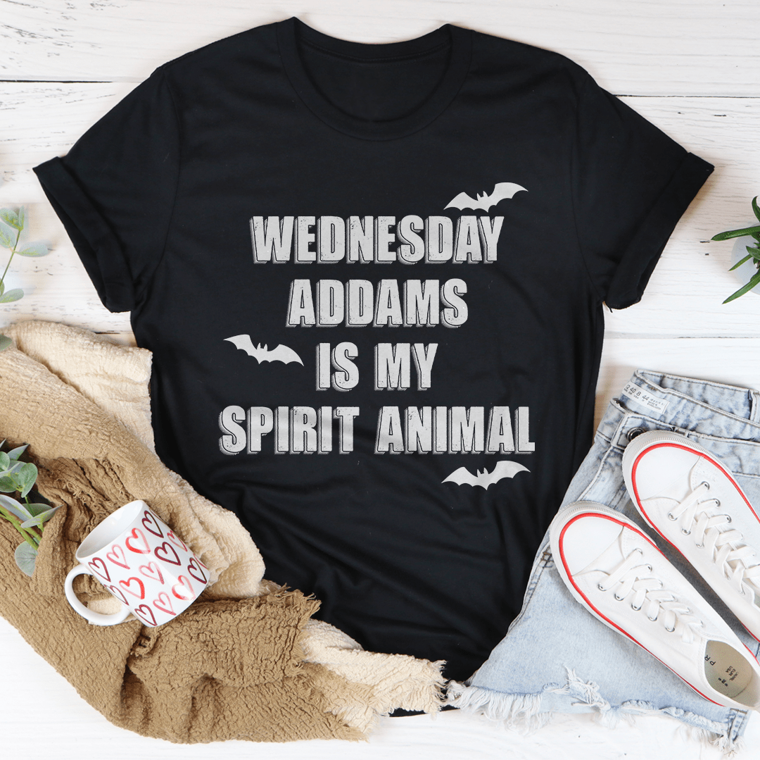 Wednesday Addams Is My Spirit Animal Tee-2