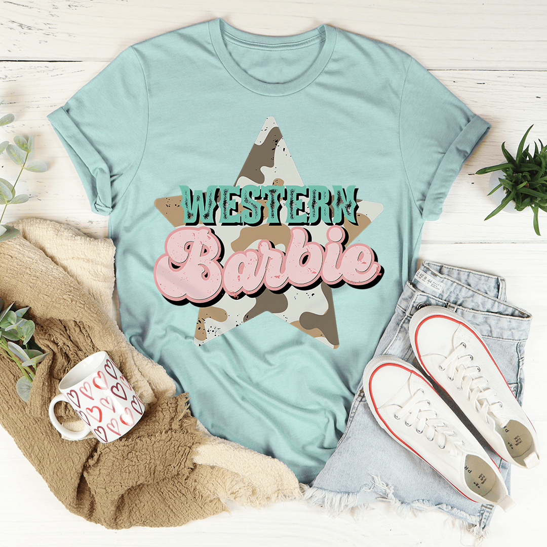 Western Barbie Star Tee-2