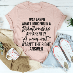 What I Look For In A Relationship Tee-3