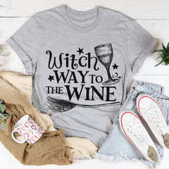 Witch Way To The Wine Tee-3