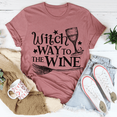 Witch Way To The Wine Tee-0